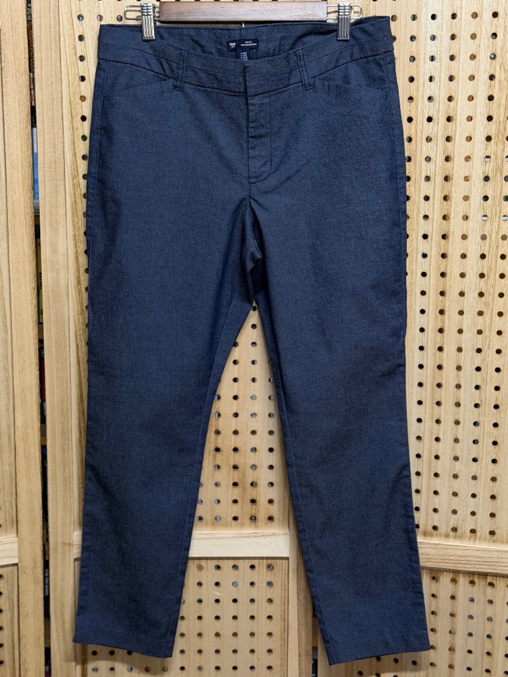 Gap Slim City Pants 10R Charcoal Gray Stretch Tailored Ankle Trousers NWOT